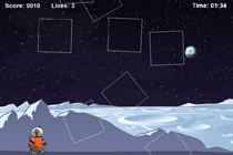 Screenshot of Space Monkey game