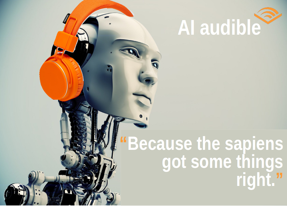 AI audible poster